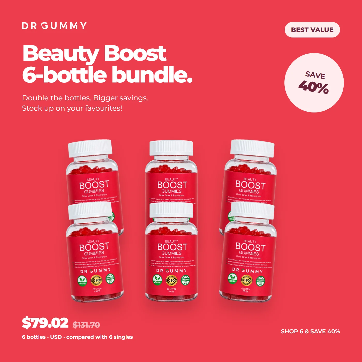 Six-bottle Beauty Boost bundle