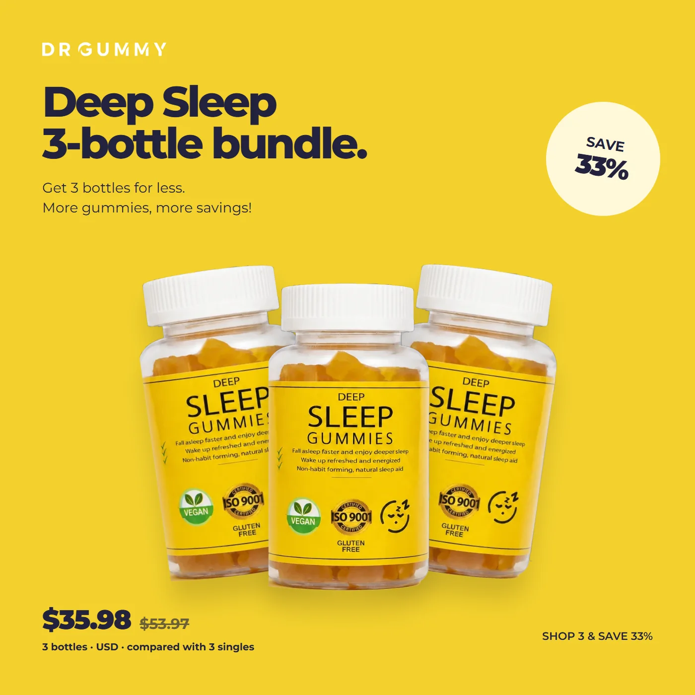 3 bottles of Deep Sleep, save 33%