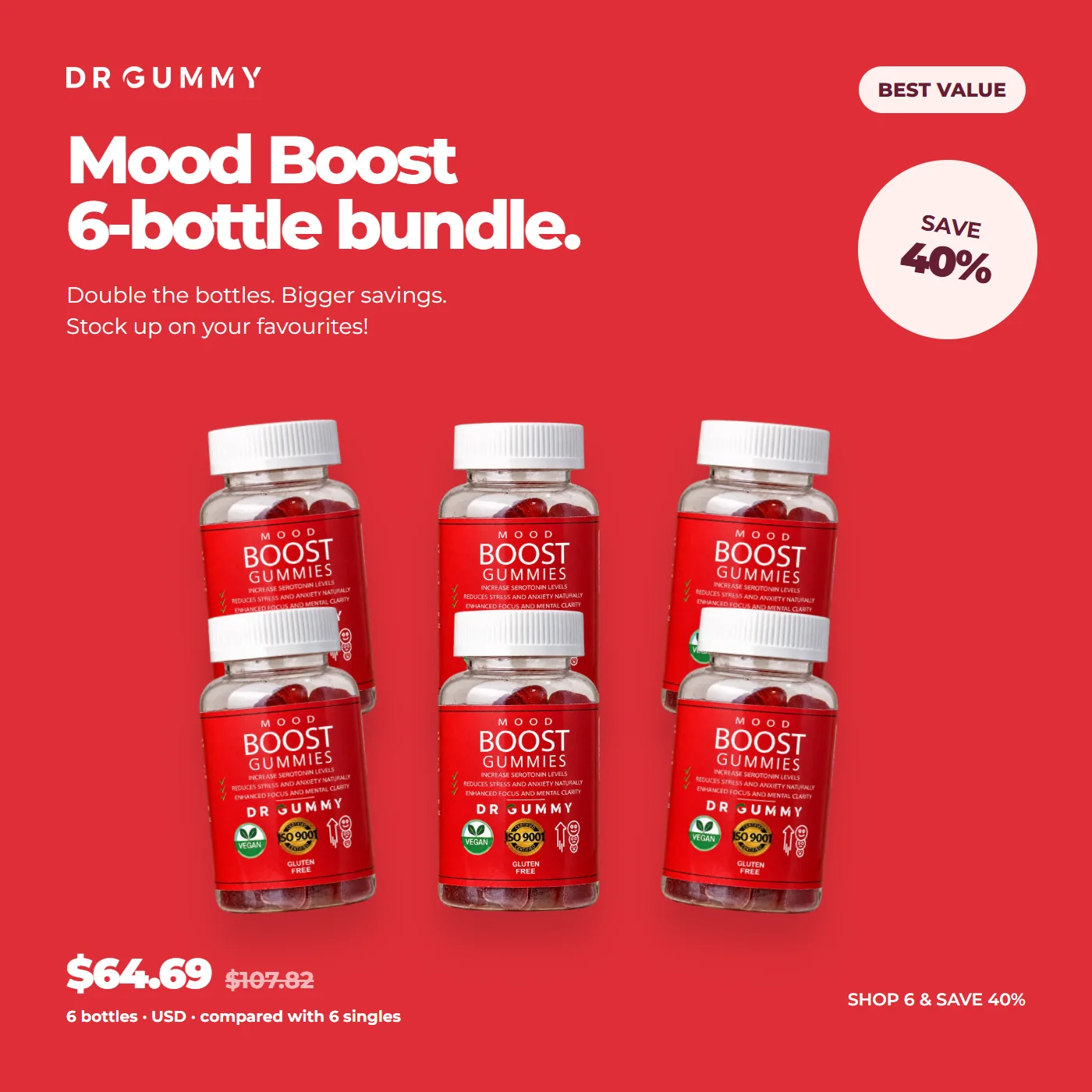 Six-bottle Mood Boost bundle