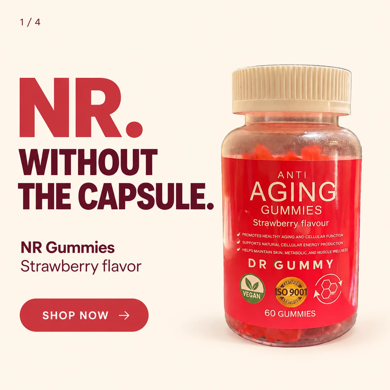 Anti Aging Gummies — product design