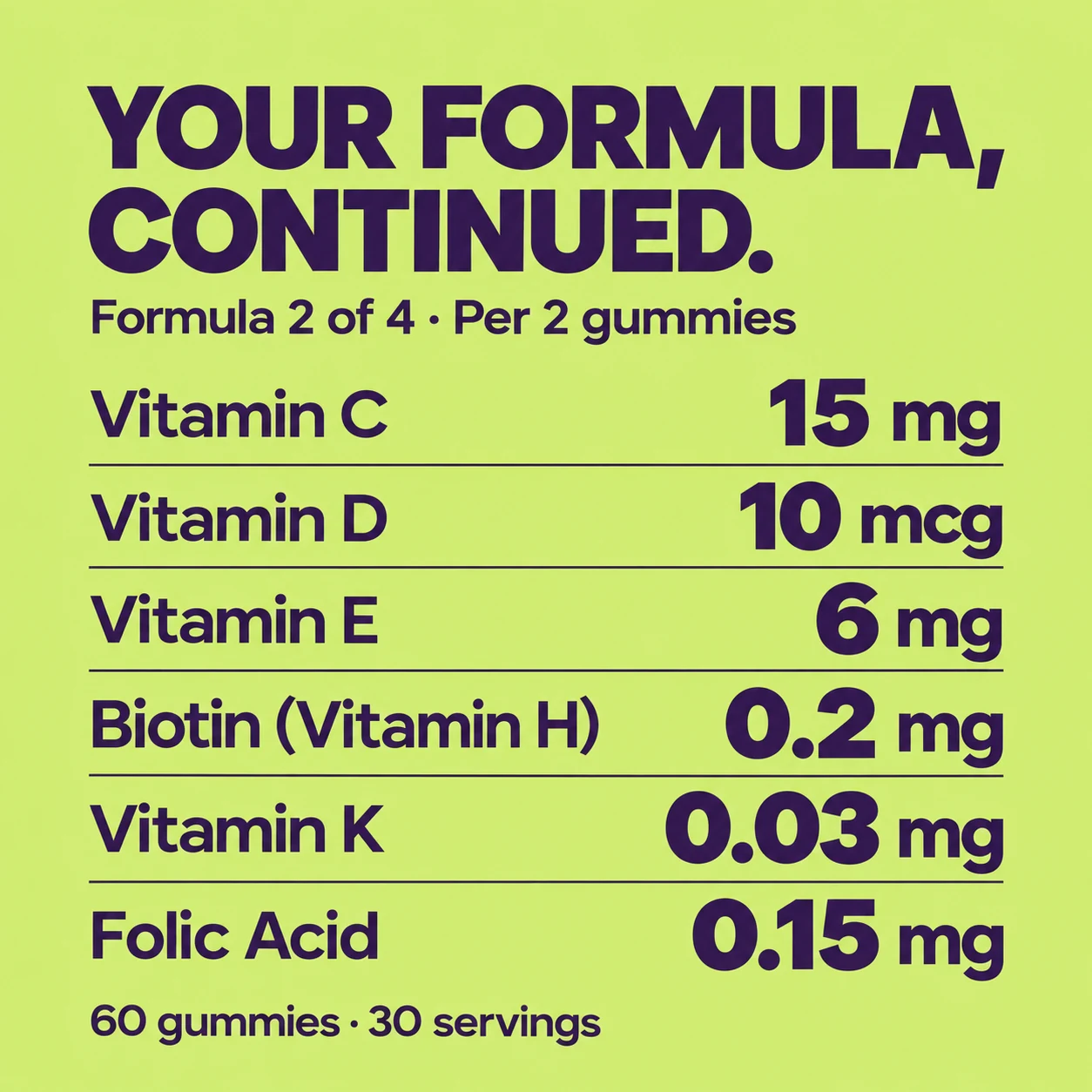 Kids Multivitamin formula and bottle details, image 3 of 7