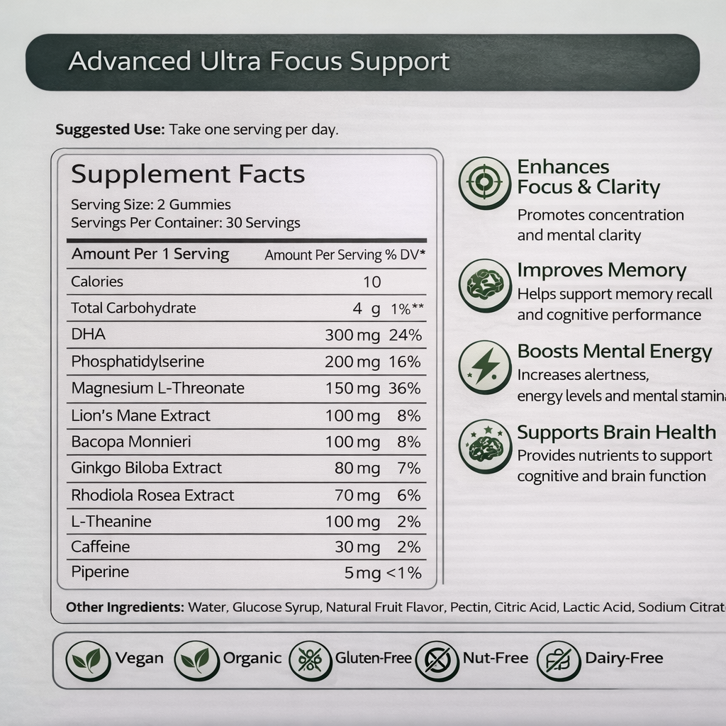 ultra focus facts Ultra focus facts