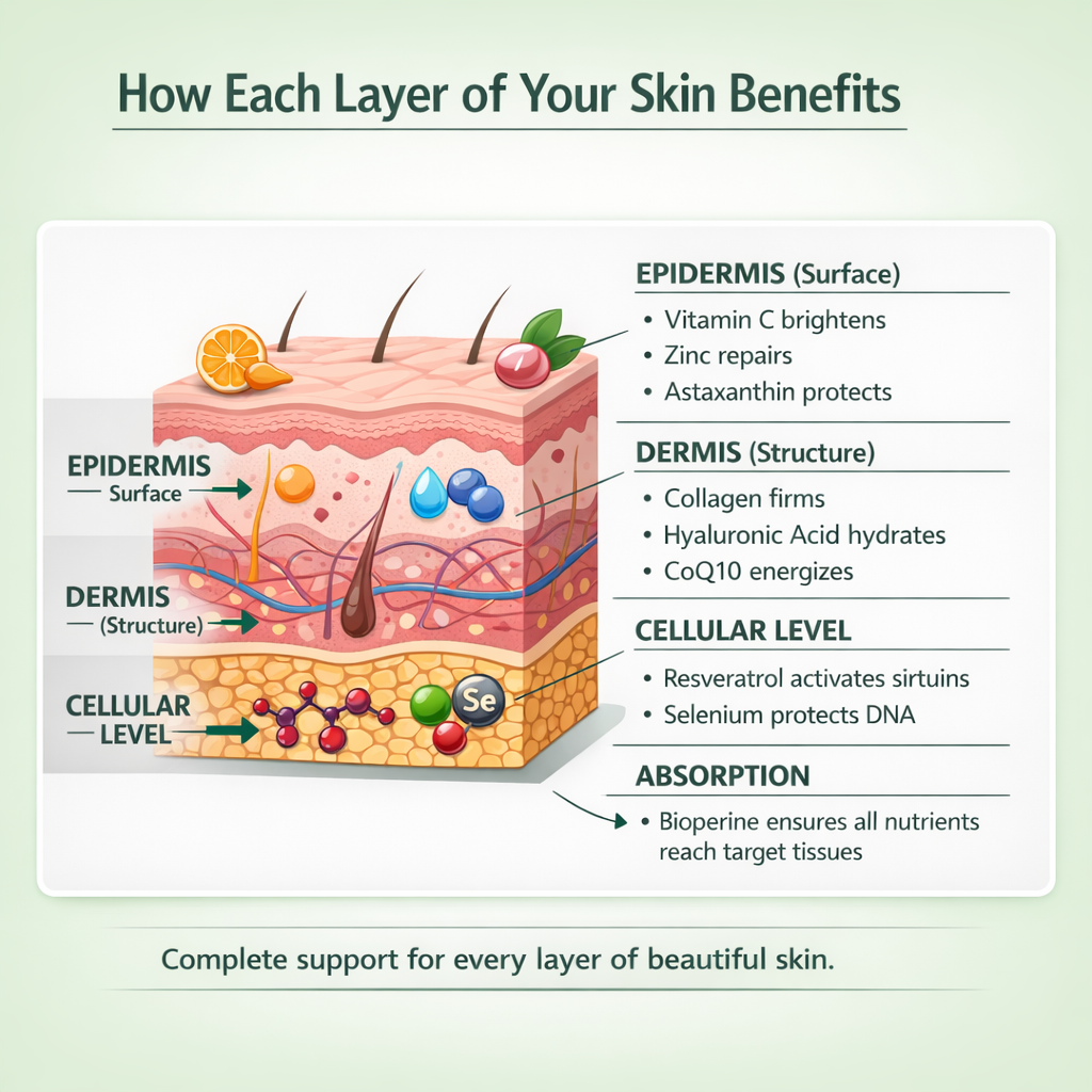 How Each Layer of Your Skin Benefits