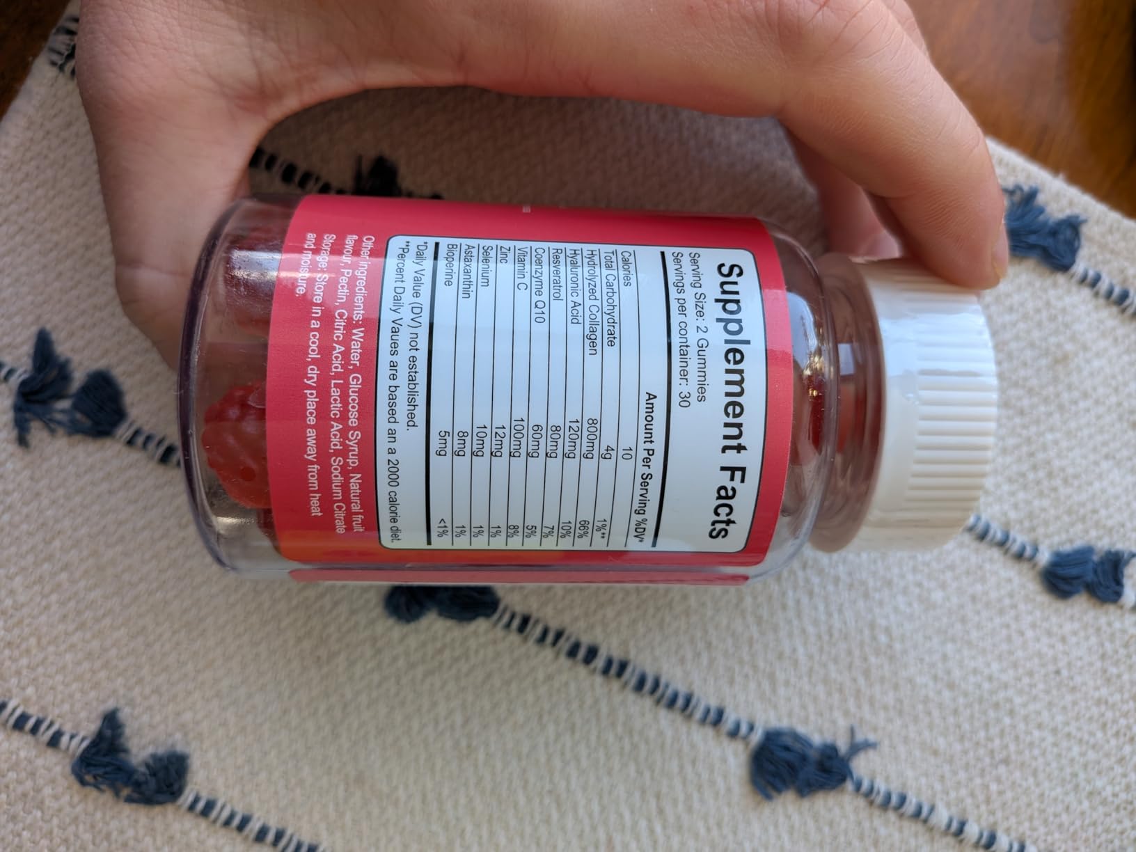 Product in hand